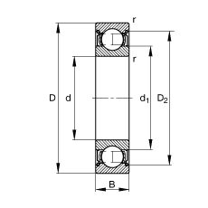 S 6015-2Z, (j) DIN 625-1 (bio)(zhn)Ҫߴ, ɂ(c)g϶ܷ