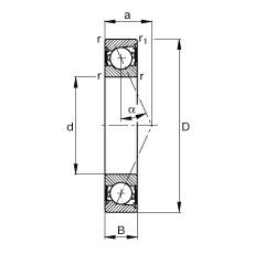 SS B71900-E-2RSD-T-P4S, {(dio)(ji)Ɍ(du)b|  = 25ɂ(c)ܷ⣬ǽ|ƹ