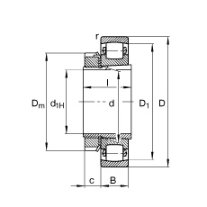 ΝLS 20208-K-TVP-C3 + H208, (j) DIN 635  DIN 5415 (bio)(zhn)Ҫߴ, F׺;o