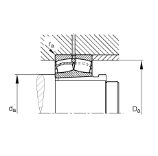 {(dio)ĝLS 22216-E1-K + AH316, (j) DIN 635-2 ˜ʵҪߴ, F׺ж