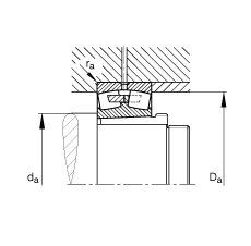 {(dio)ĝLS 241/530-B-K30-MB + AH241/530, (j) DIN 635-2 (bio)ʵҪߴ, F׺ж