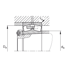 {(dio)ĝLS 23168-B-K-MB, (j) DIN 635-2 ˜ʵҪߴ, FF 1:12